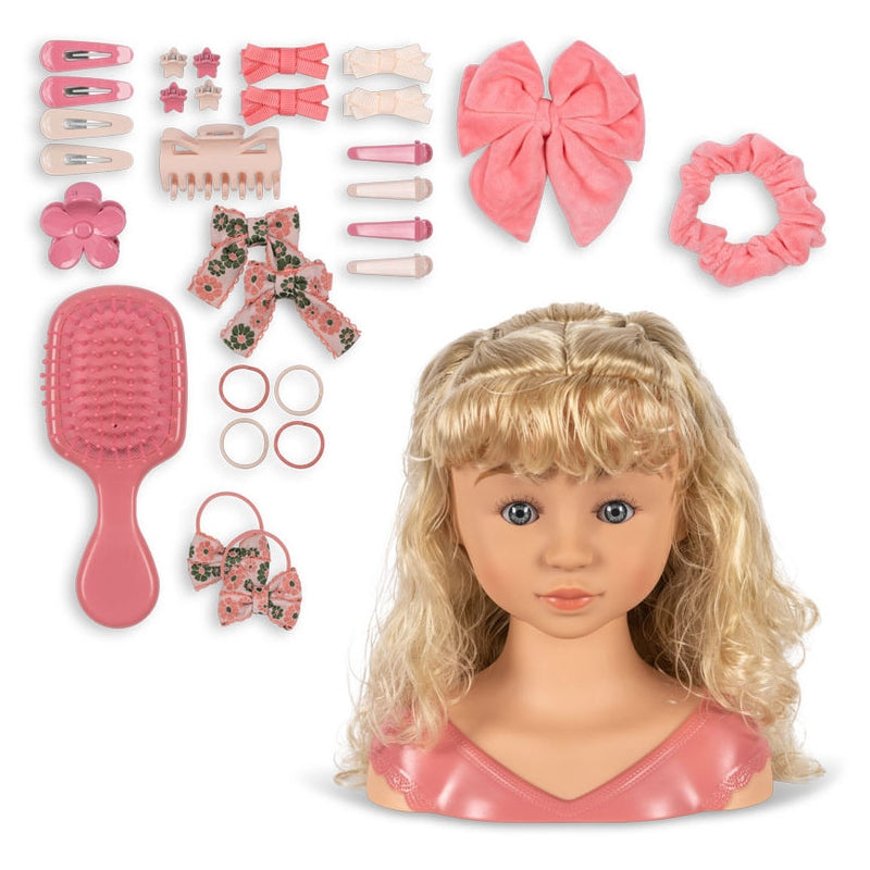 Konges Sløjd - Frisierkopf Doll Hair Salon Inkl. Haarschmuck