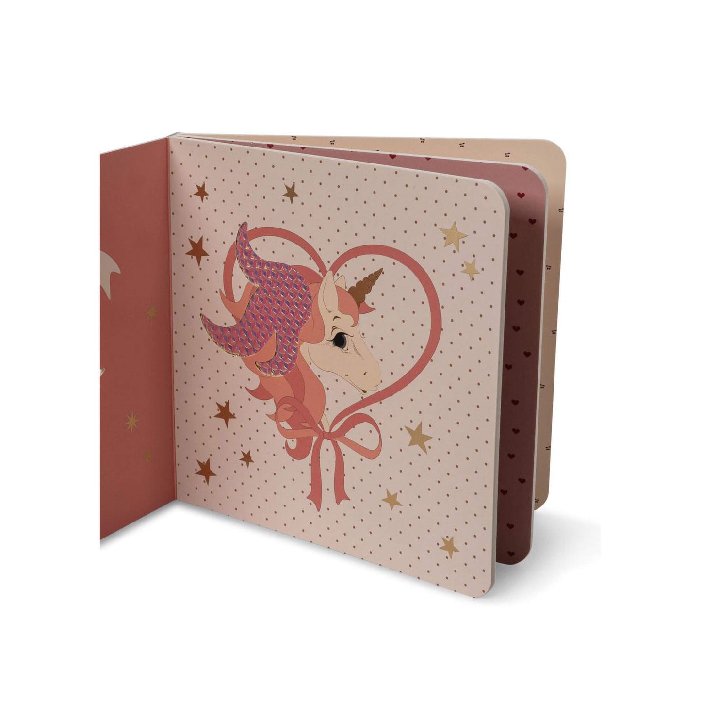 Konges Slojd – Fühlbuch „Unicorn“, Baby Pappbuch