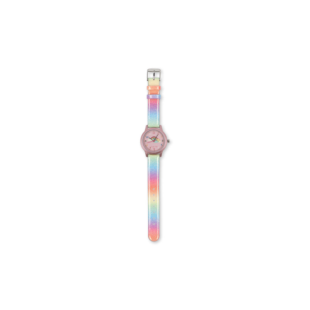 Konges Sløjd Kinderuhr – Armbanduhr "Rainbow Glitter" für Kinder ab 3