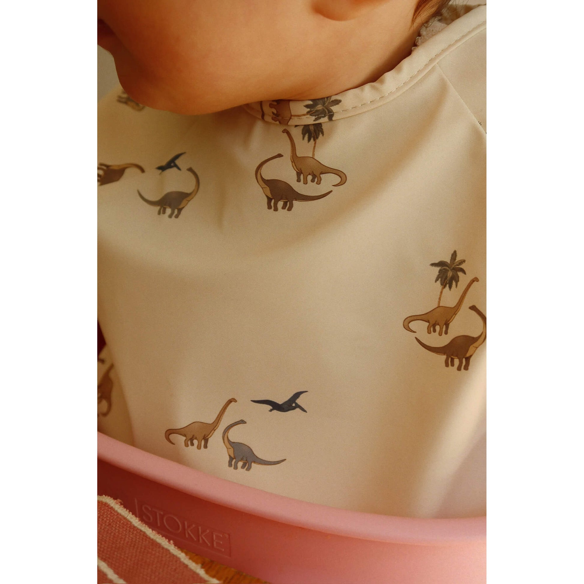 Konges Slojd - Langarmlätzchen "Navy Dot / Rain Washed", 2er Set