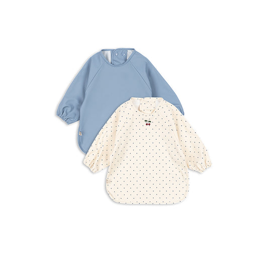 Konges Slojd - Langarmlätzchen "Kubi / Rain Forest", 2er Set