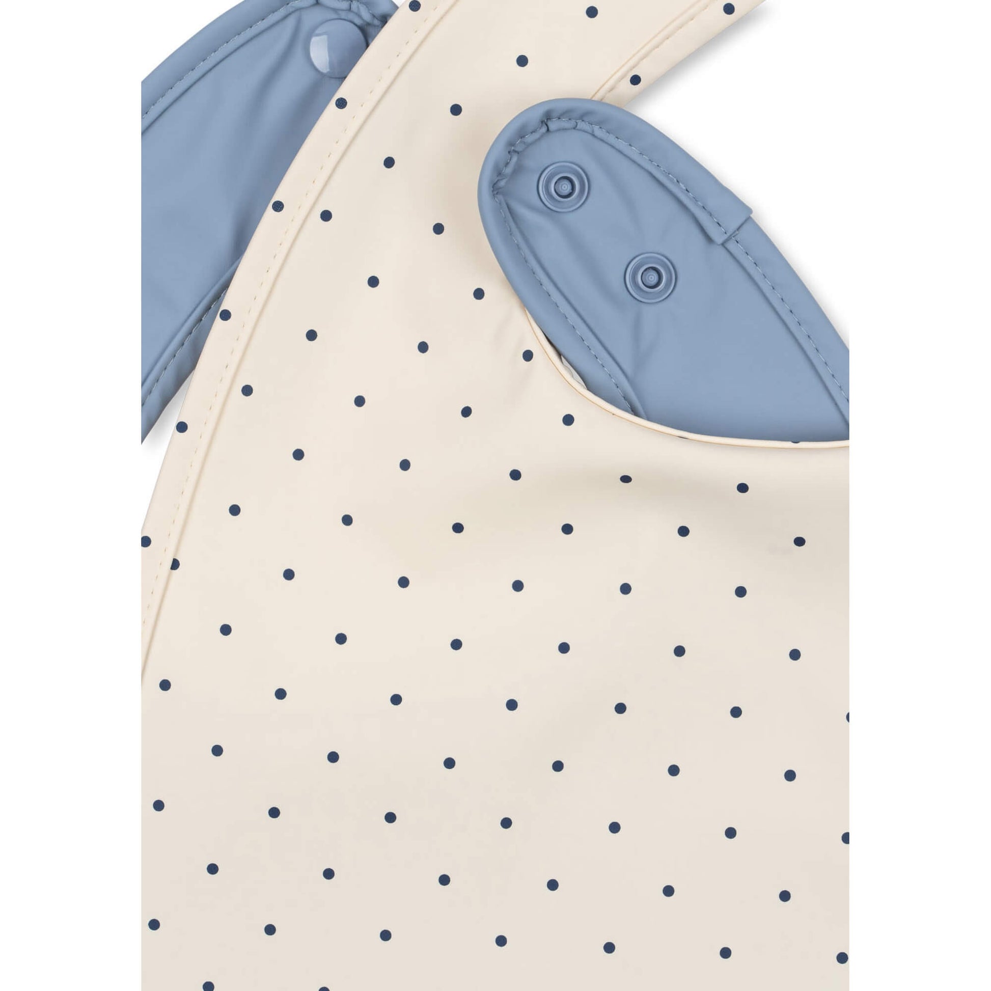 Konges Slojd - Lätzchen "Navy Dot / Rain Washed", 2er Set