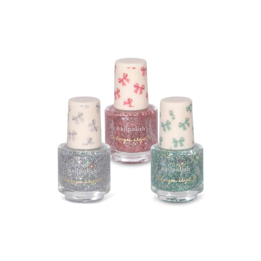 Konges Slojd - Nagellack „Peel-Off Glitzer“ 3er Set für Kinder