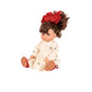 Konges Sløjd Puppe "Odette" – Kinderpuppe mit Kleid & Haaren, 42 cm