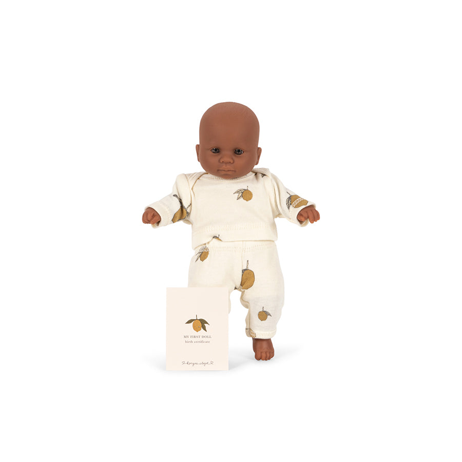 Konges Slojd Puppe „My First Doll Lemon “ – Babypuppe ab 12 Monaten 