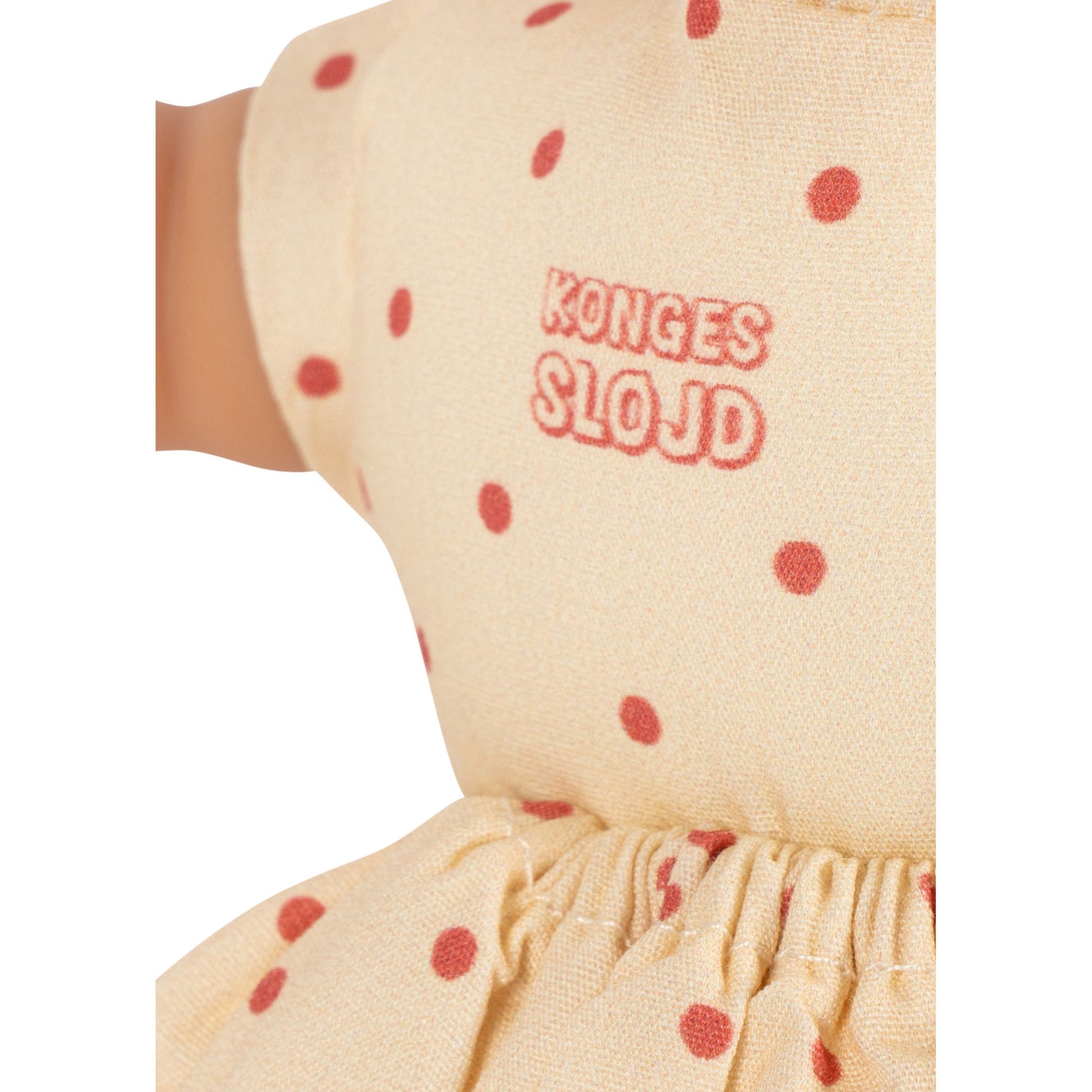 Konges Slojd – Puppe „Mini Doll Cherry Dot“ weich, ab 18 Monaten