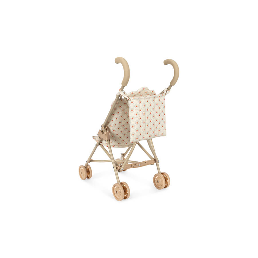 Konges Sløjd - Puppenwagen Kyoto, Bio-Baumwolle, stabiler Kinder Buggy