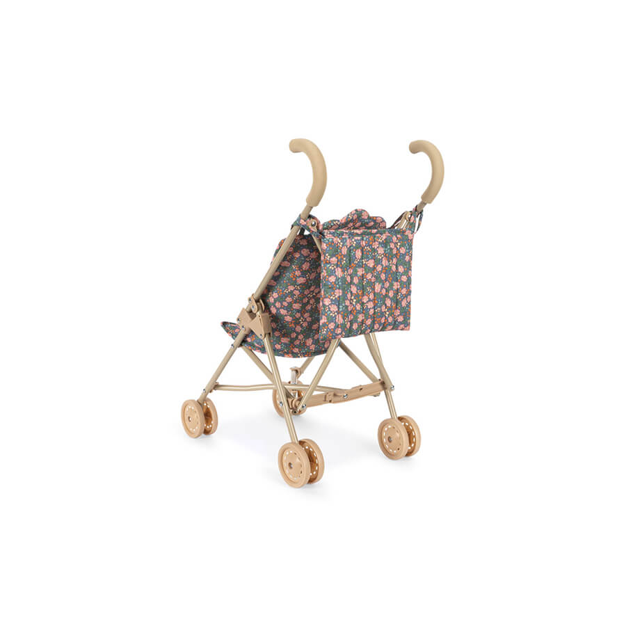 Konges Sløjd - Puppenwagen Kyoto, Bio-Baumwolle, stabiler Kinder Buggy