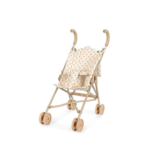 Konges Sløjd - Puppenwagen Kyoto, Bio-Baumwolle, stabiler Kinder Buggy