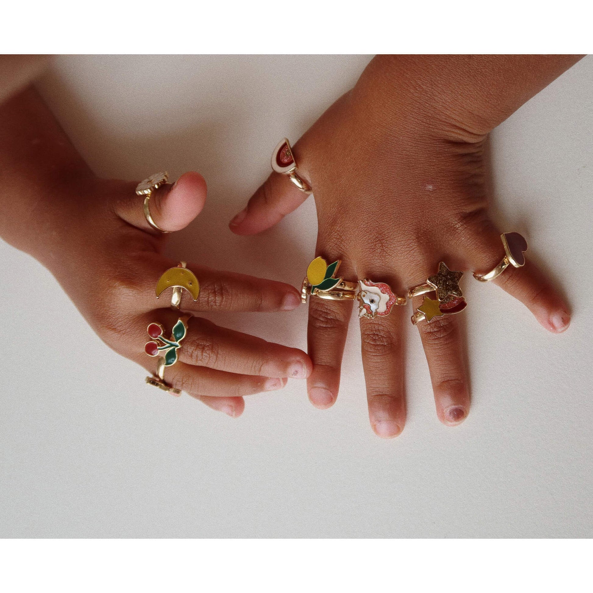 Konges Slojd - Ringe „Multi Mix“ 12er Set für Kinder