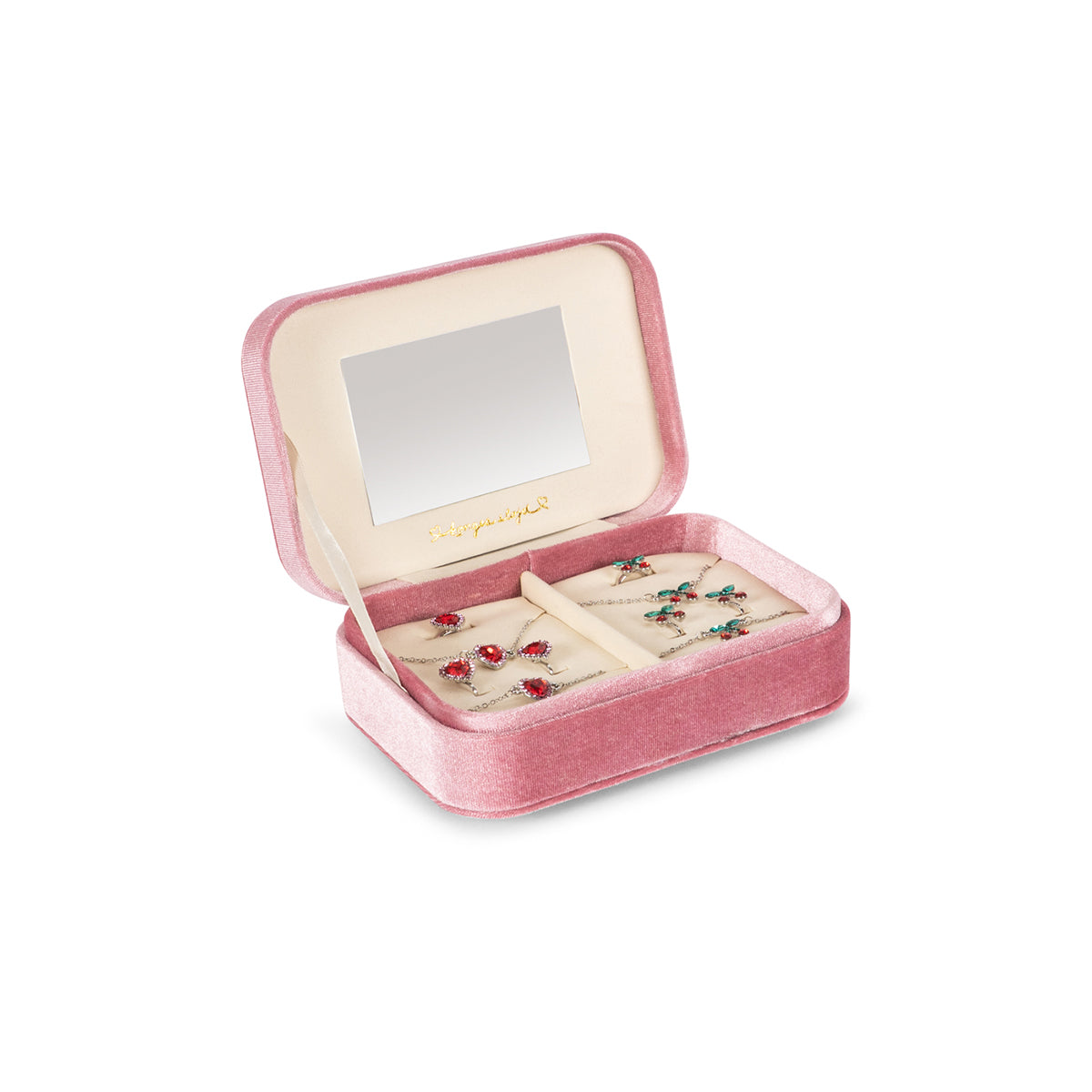 Konges Slojd – Schmuckset „All I Wish For“ mit Samt-Schmuckbox