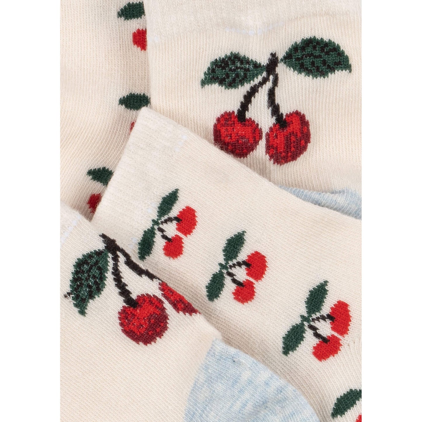 Konges Slojd – Socken „Cherry“ 2er-Set aus Bio-Baumwolle