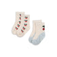 Konges Slojd – Socken „Cherry“ 2er-Set aus Bio-Baumwolle