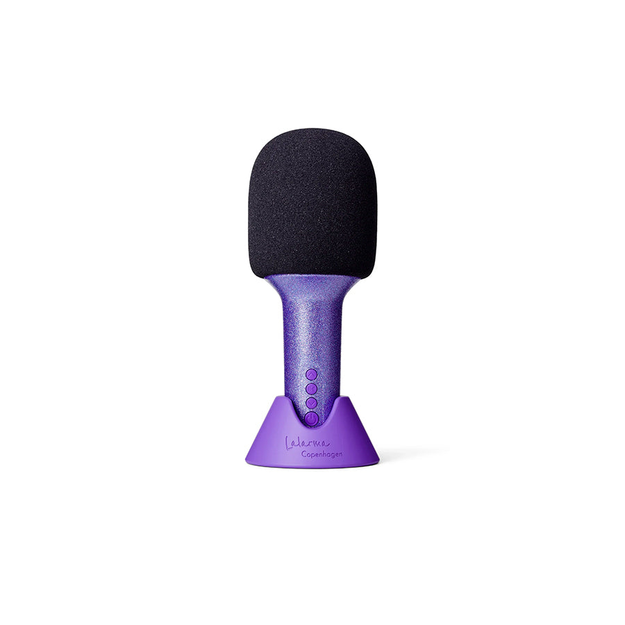 Lalarma – Bluetooth Kinder Mikrofon “Glitter Groove Purple”, Karaoke