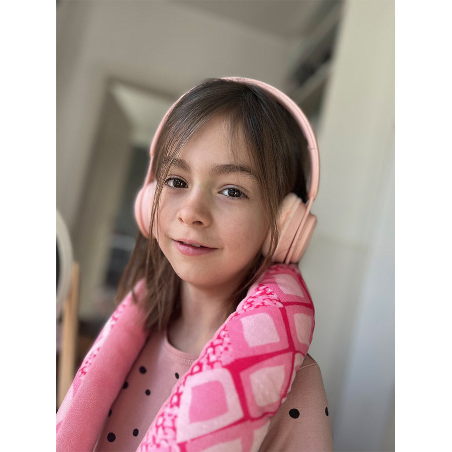 Lalarma - Bluetooth Kopfhörer "Cottoncandy Pink" für Kinder - Wireless Headset