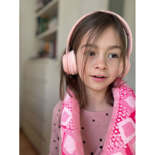 Lalarma - Bluetooth Kopfhörer "Cottoncandy Pink" für Kinder - Wireless Headset
