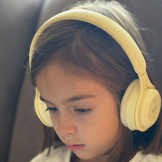 Lalarma - Bluetooth Kopfhörer "Lemoncurd Yellow" für Kinder - Wireless Headset