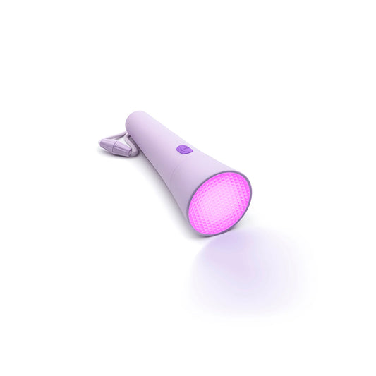 Lalarma – Kinder LED Taschenlampe “Purple”, dimmbar & wiederaufladbar