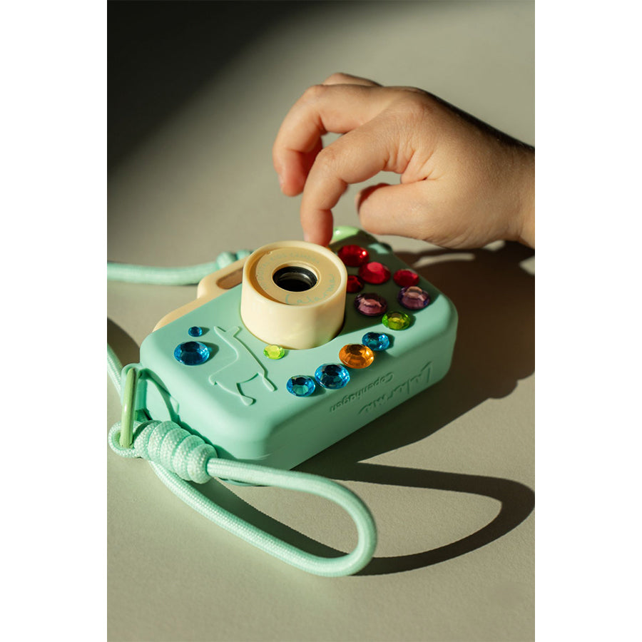 Lalarma – Digitale Kinderkamera Set "Mint" mit Silikonhülle & USB-C