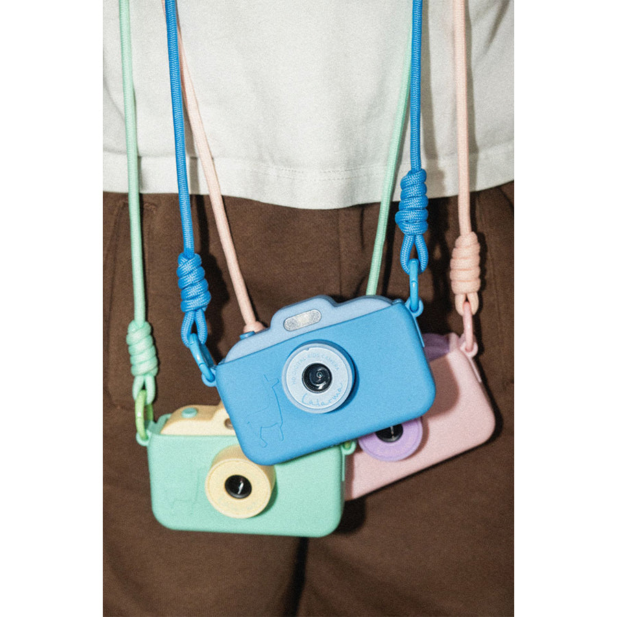 Lalarma – Digitale Kinderkamera Set "Mint" mit Silikonhülle & USB-C