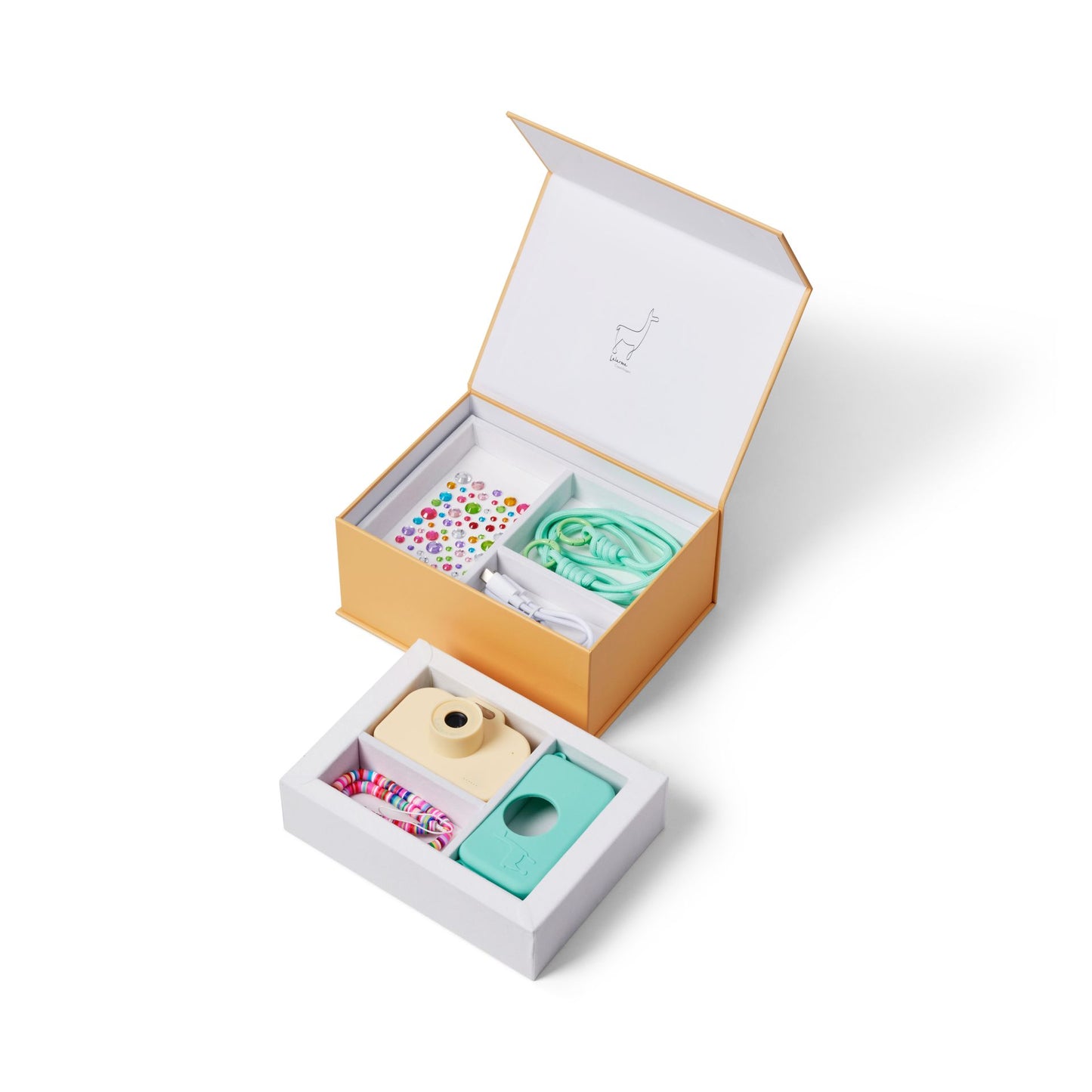 Lalarma – Digitale Kinderkamera Set "Mint" mit Silikonhülle & USB-C