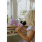 Lalarma – Kinder Karaoke Lautsprecher mit Licht & 2 Mikrofonen Purple