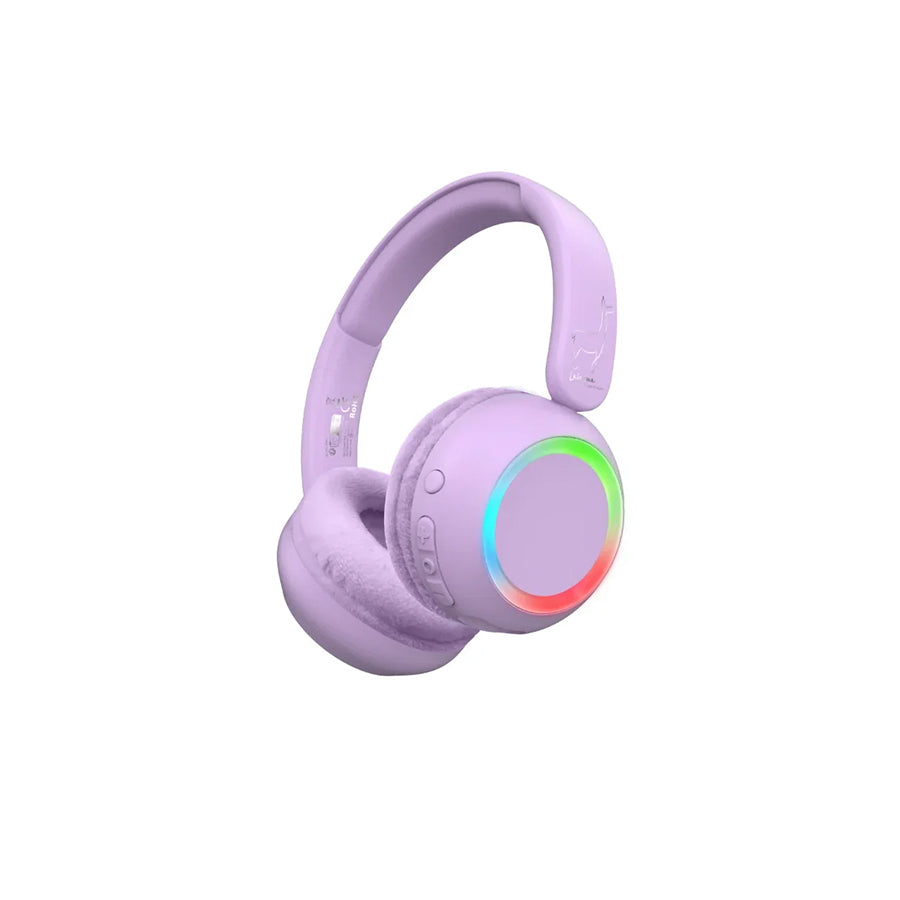 Lalarma - Bluetooth Kopfhörer "Purple" für Kinder - Wireless Headset