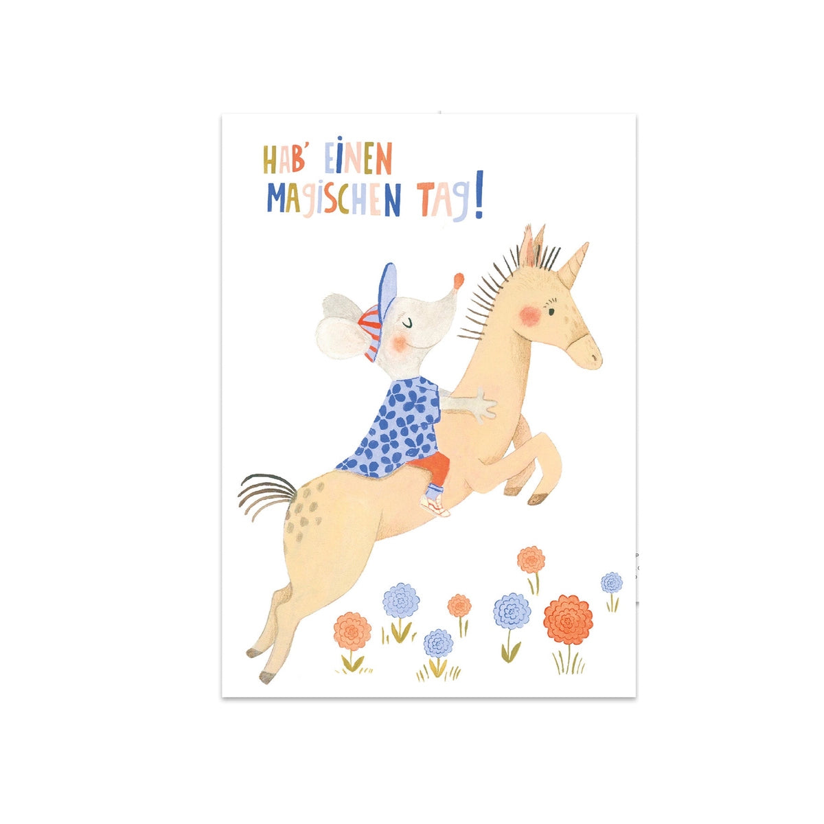 Leo la Douce – Postkarte "Magisches Einhorn", nachhaltig & hochwertig