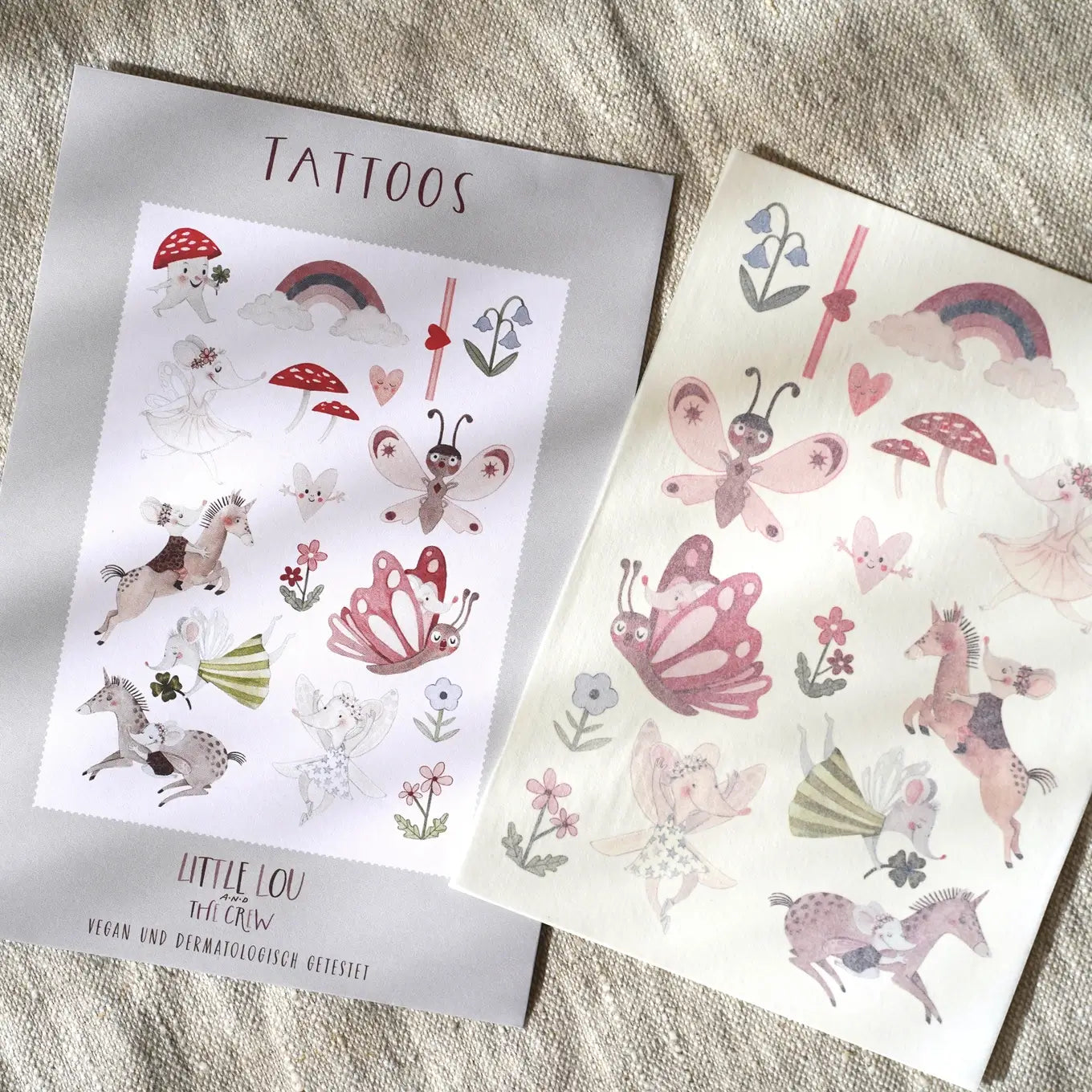 Leo la Douce – Tattoo Set "Feengarten", dermatologisch getestet