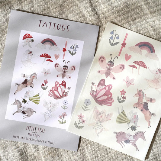 Leo la Douce – Tattoo Set "Feengarten", dermatologisch getestet