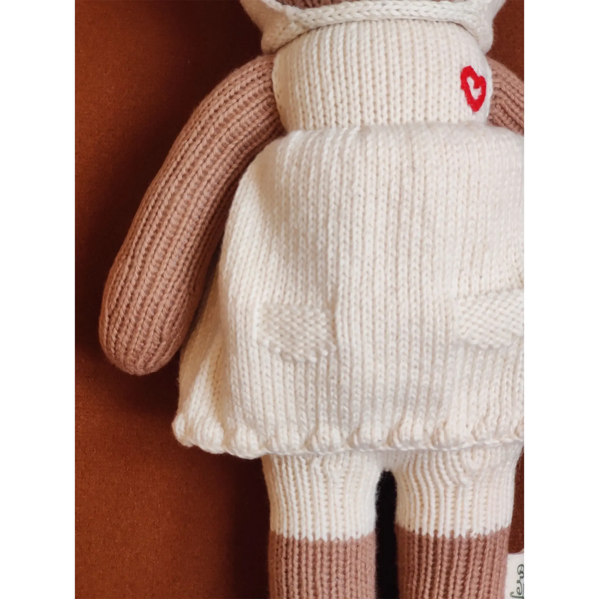 Lero Lero – Strickpuppe „Canela“ handgestrickt aus Baumwolle