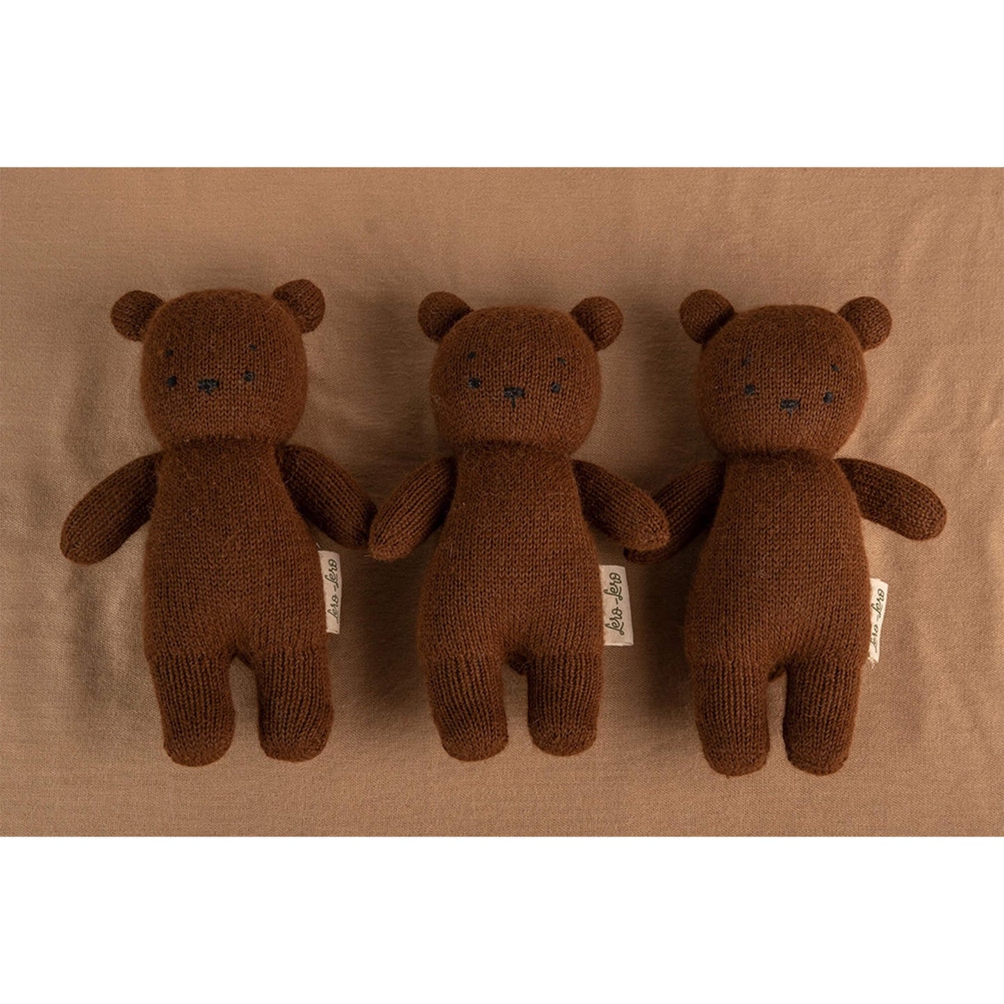 Lero Lero – Kuscheltier „Teddy Bear Brown“ aus weicher Alpakawolle