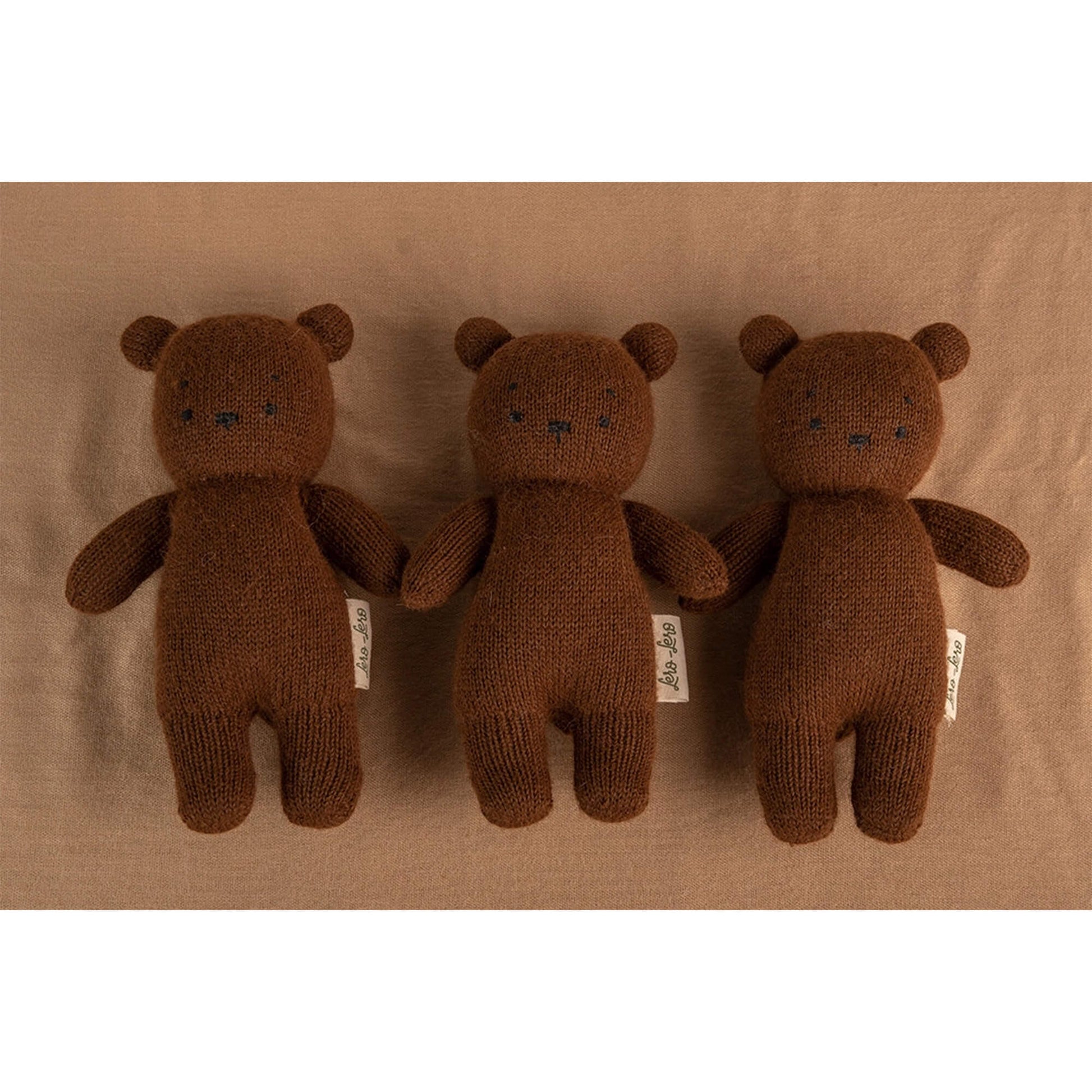 Lero Lero – Kuscheltier „Teddy Bear Brown“ aus weicher Alpakawolle