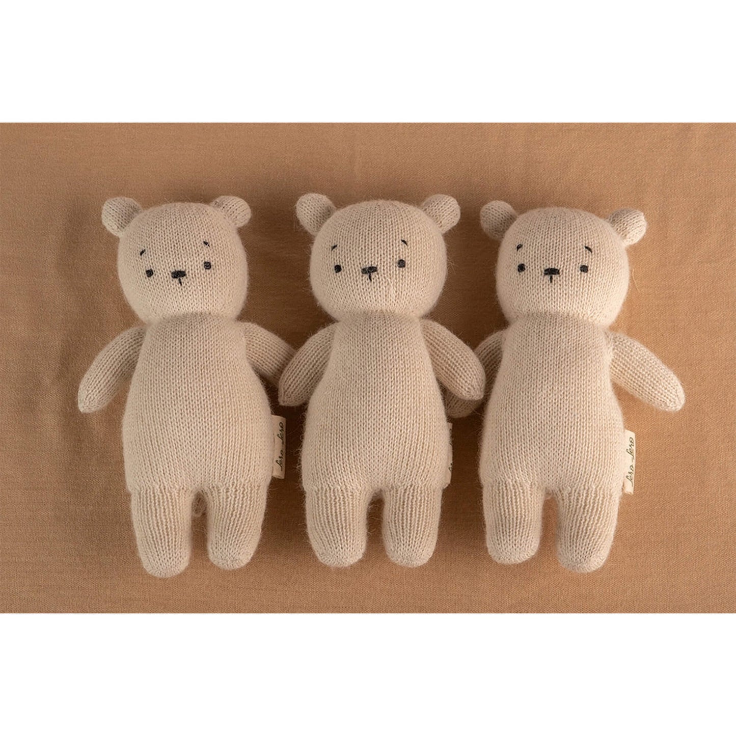 Lero Lero – Kuscheltier „Teddy Bear Beige“ aus weicher Alpakawolle