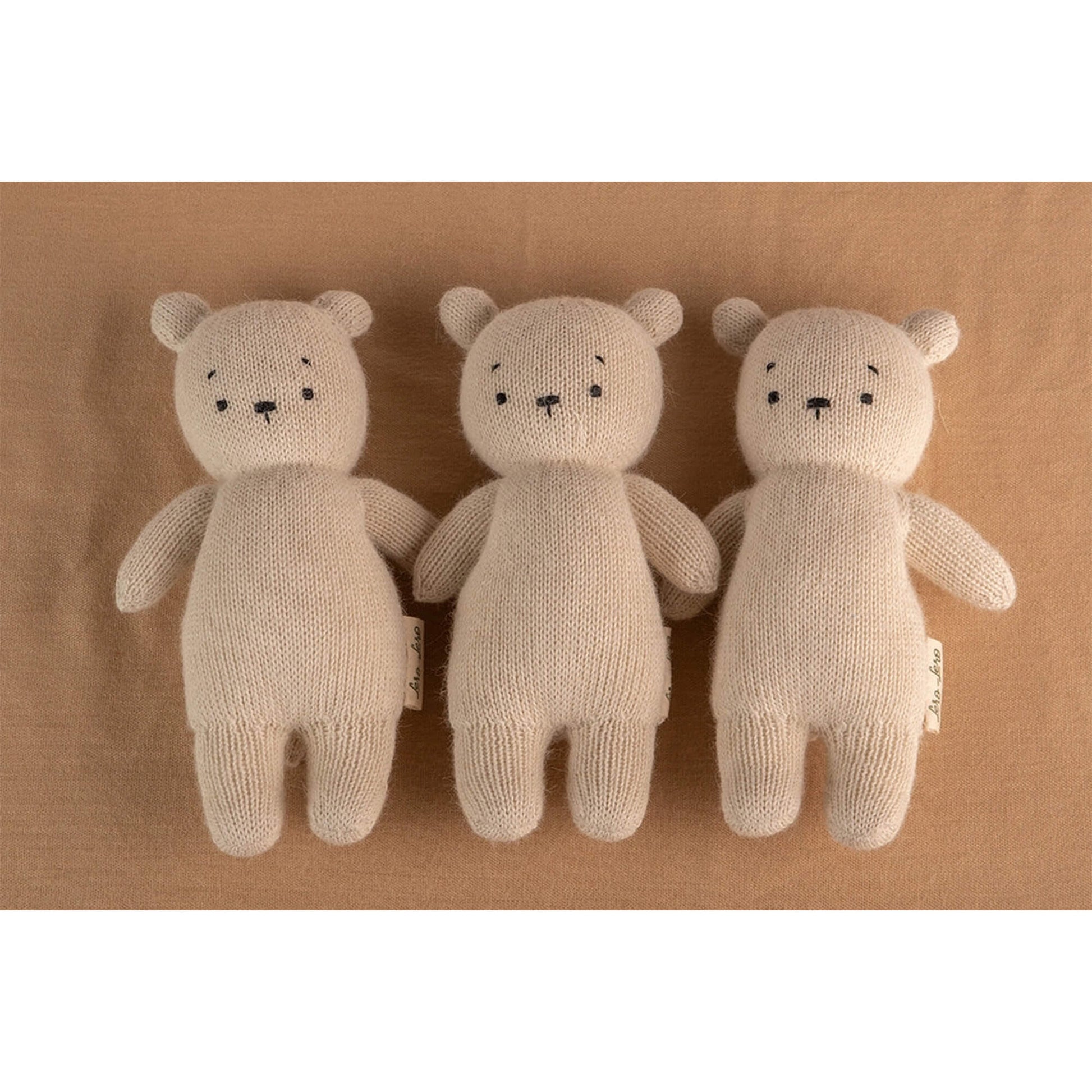 Lero Lero – Kuscheltier „Teddy Bear Beige“ aus weicher Alpakawolle