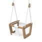 Lillagunga - Babyschaukel "Toddler Oak" Eiche/weiss Ab 3 Monaten