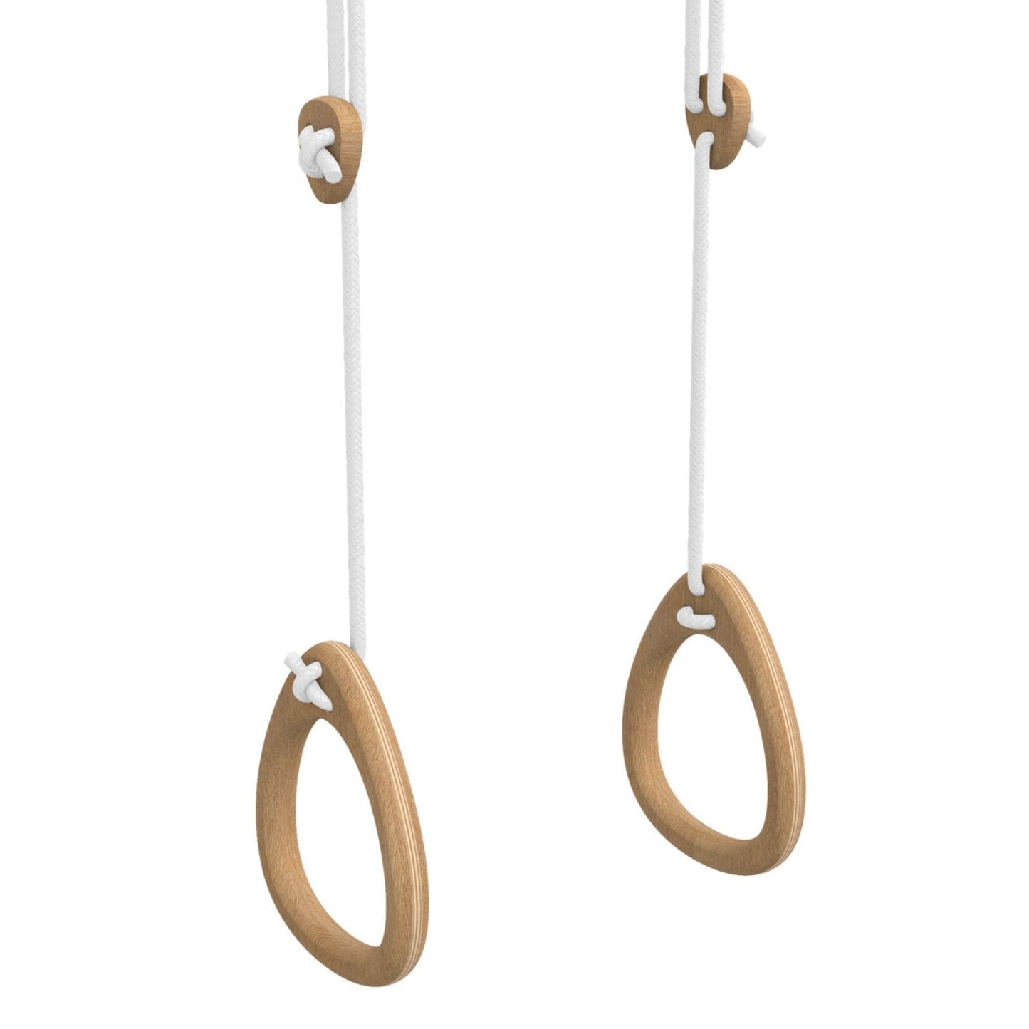 Lillagunga - Turnringe "Rings Oak" Eiche/Weiss Ab 3 Jahren