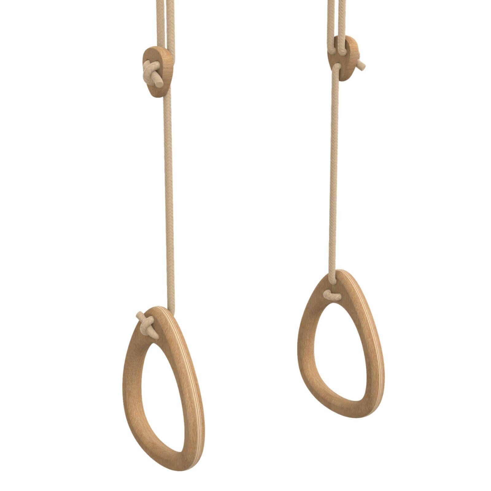 Lillagunga - Turnringe "Rings Oak" Eiche/Beige Ab 3 Jahren