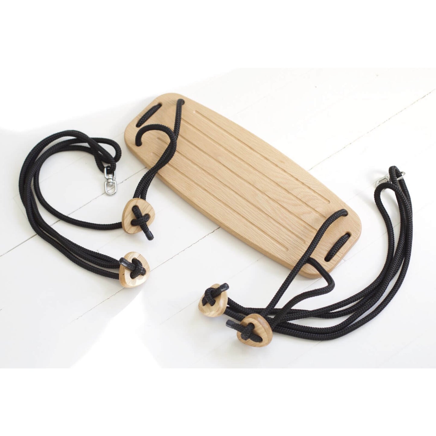 Lillagunga - Schaukel "Classic Oak" Eiche/Schwarz Ab 3 Jahren