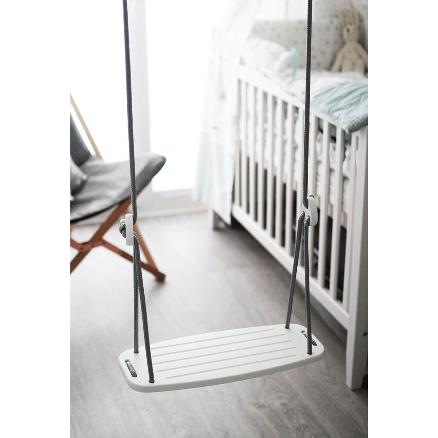Lillagunga - Schaukel "Classic Birch" Weiss/Grau Ab 3 Jahren