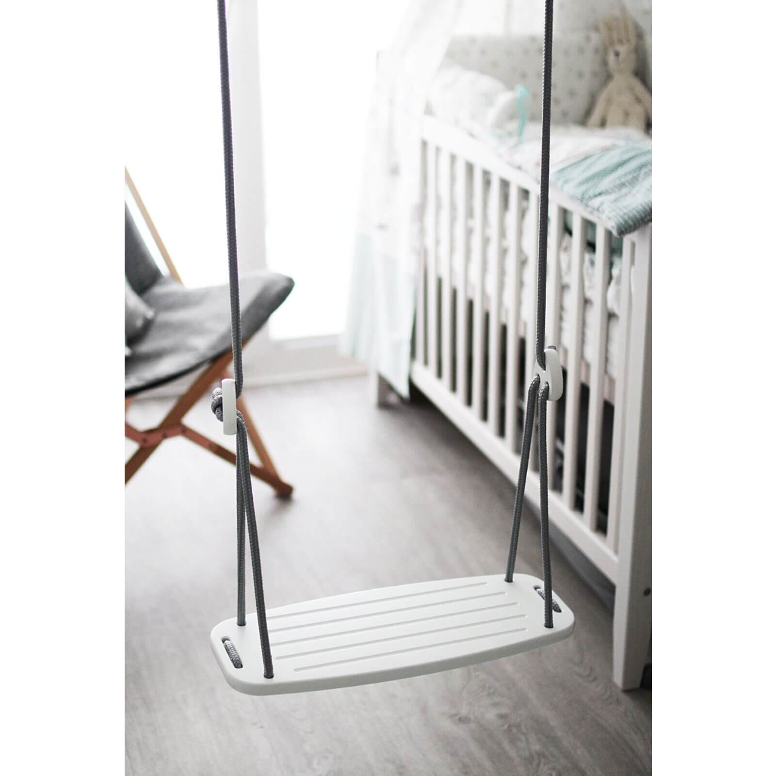 Lillagunga - Schaukel "Classic Birch" Weiss/Grau Ab 3 Jahren