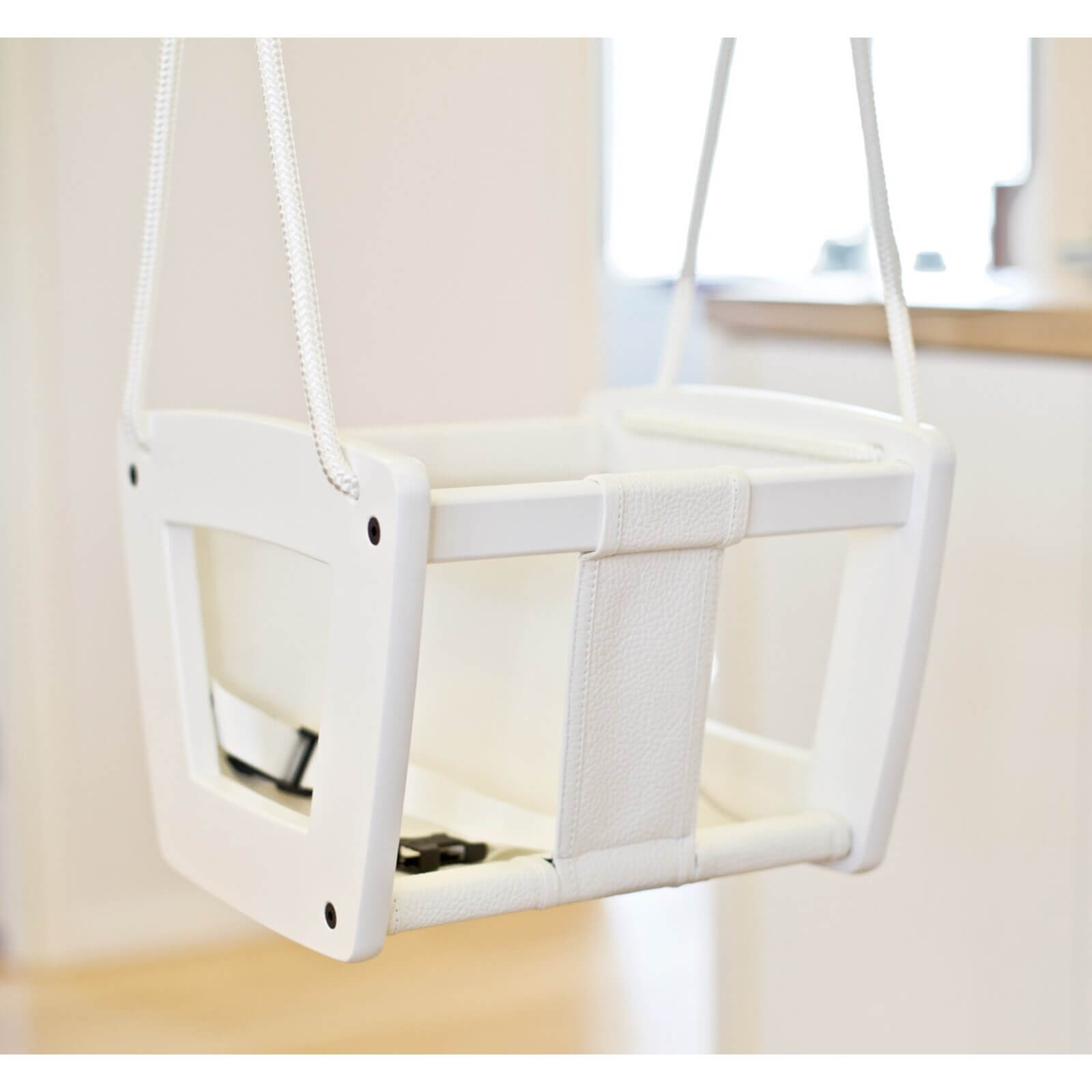 Lillagunga - Babyschaukel "Toddler Birch" Birke Weiss Ab 3 Monaten