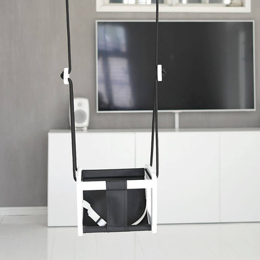 Lillagunga - Babyschaukel "Toddler Birch" Schwarz/Weiss Ab 3 Monaten