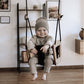 Lillagunga - Babyschaukel "Toddler Oak" Eiche/Schwarz Ab 3 Monaten
