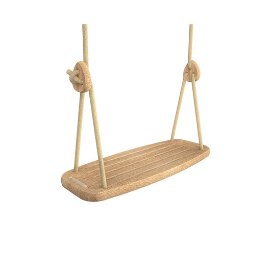 Lillagunga – Kinderschaukel „Classic Oak Beige“ Natur, Holzschaukel