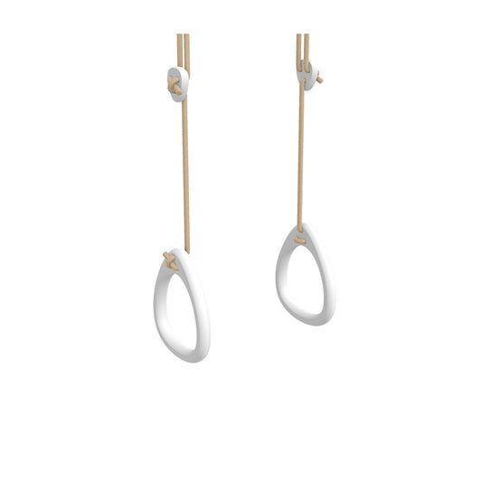 Lillagunga – Turnringe „Rings Birch Beige“, höhenverstellbare Holzringe