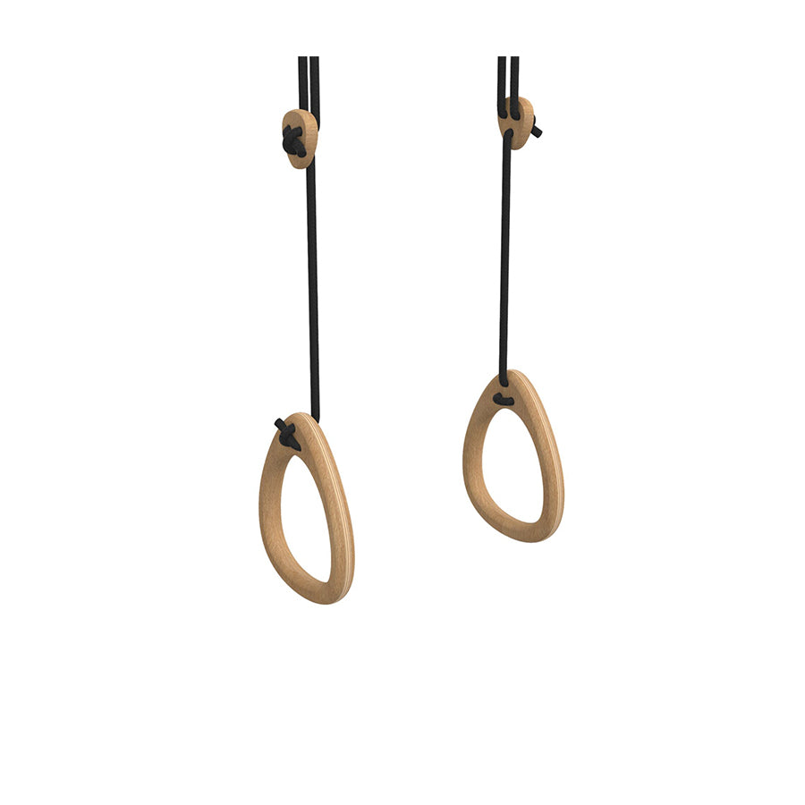 Lillagunga – Turnringe „Rings Oak Black“, höhenverstellbare Holzringe