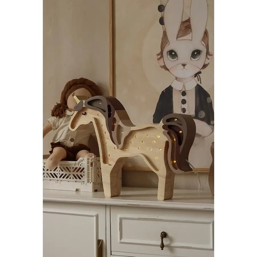 Little Lights - Kinderlampe "Unicorn Lamp - Cappuccino"