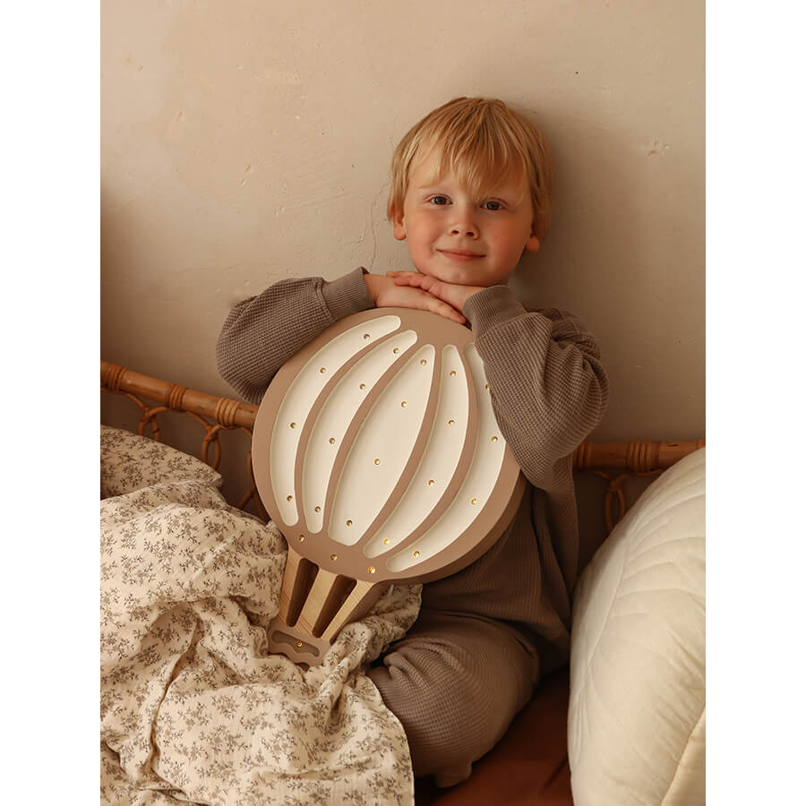 Little Lights - Kinderlampe "Hot Air Baloon Lamp - Light Brown"