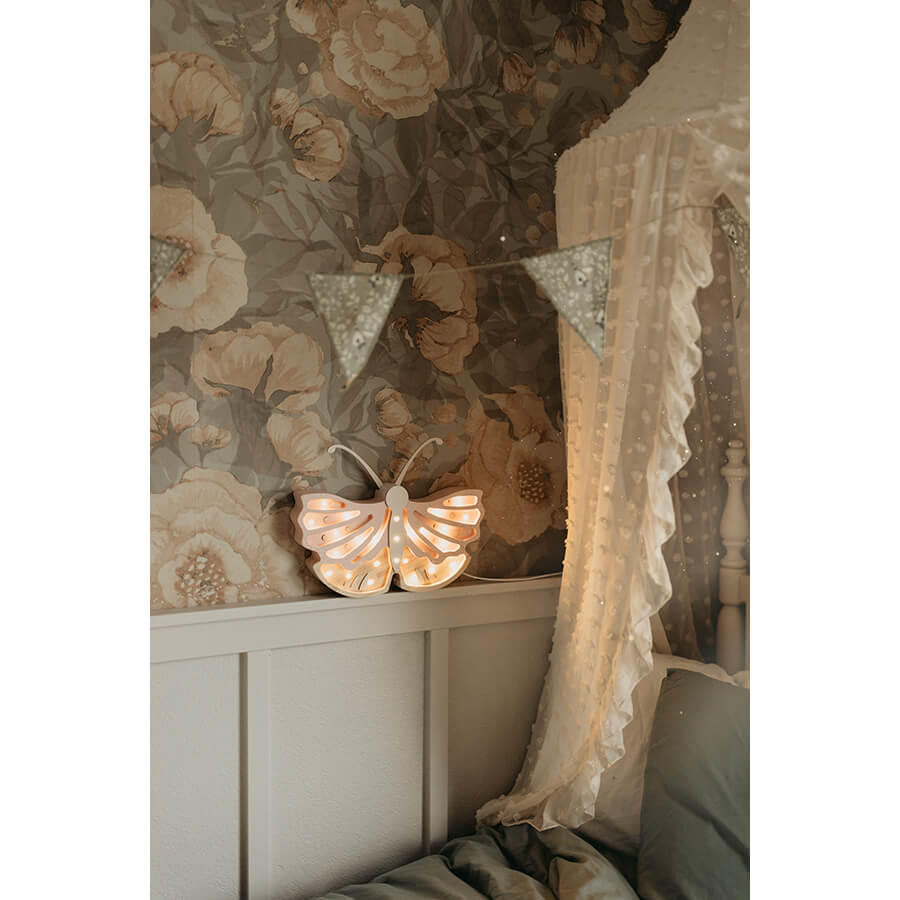 Little Lights - Kinderlampe "Butterfly Lamp - Strawberry Cream"